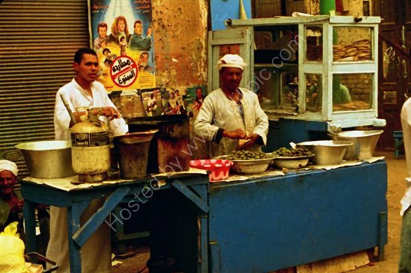 Egyptians, Street Restaurant, Cairo